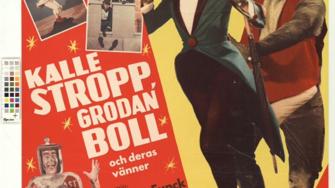 Kalle Stropp, Grodan Boll och deras vänner (1956) DVDRIPPEN (Svenska) Hela Filmen